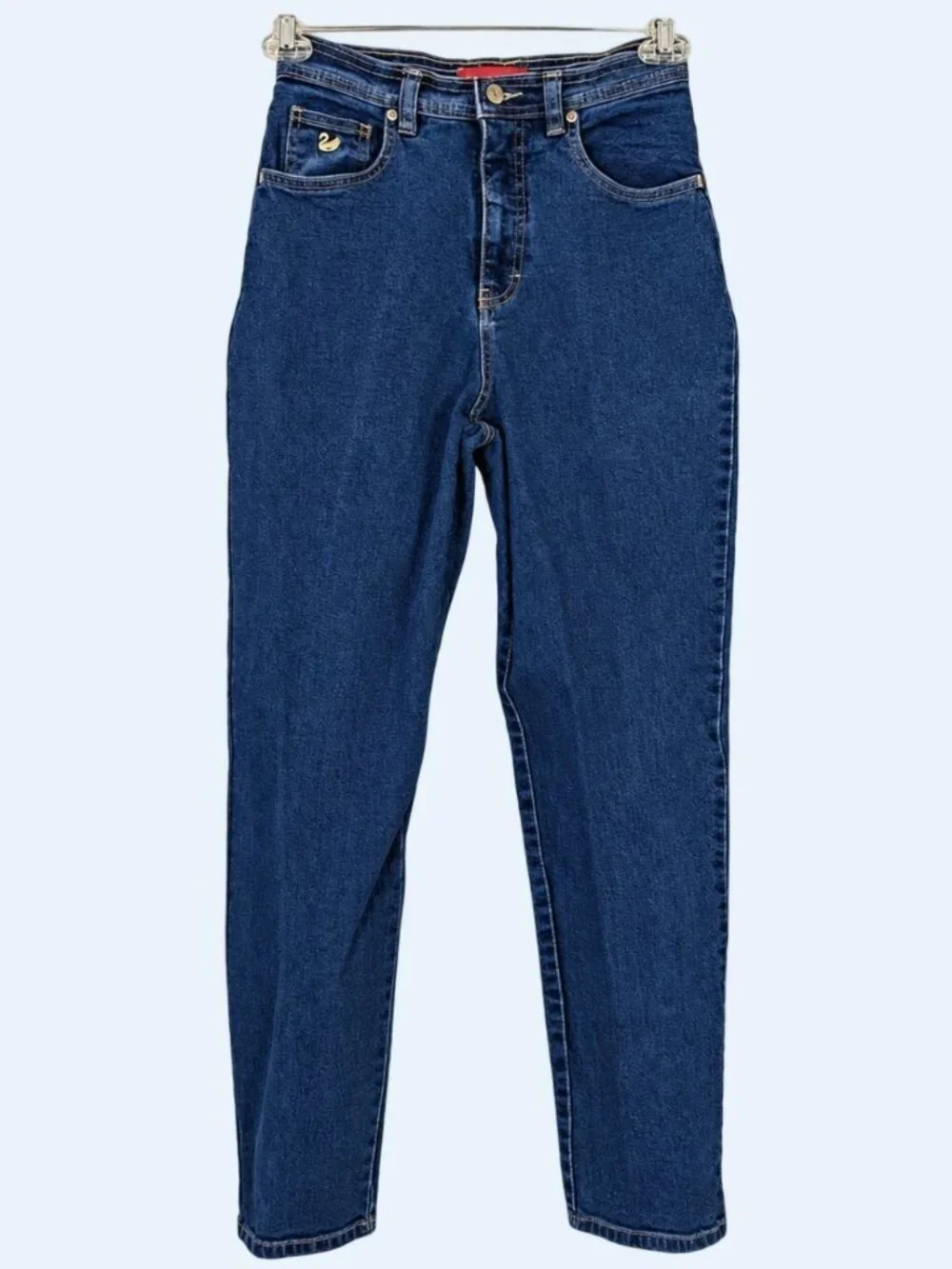 Vintage Gloria Vanderbilt Womens Jeans 8 High Rise Stretch Blue Denim 90s Classi